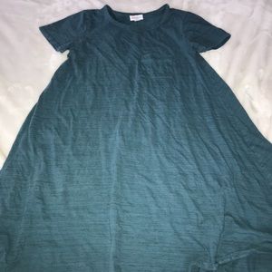 Heathered teal and black size XXS LuLaRoe Carly